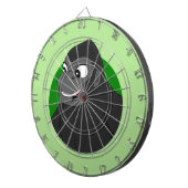 Gorilla Cartoon Dartboard With Darts Dartbord (Voorkant Rechts)