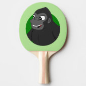 Gorilla Cartoon Ping-Pong Paddle Tafeltennisbatje (Voorkant)