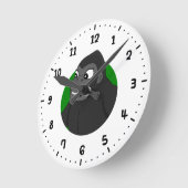 Gorilla Cartoon Ronde Klok (Hoek)