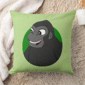 Gorilla Cartoon Sierkussen (Deken)