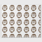 Gorilla Cartoon Tekening Cadeaupapier (Vlak)