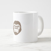 Gorilla Cartoon Tekening Grote Koffiekop (Voorkant rechts)