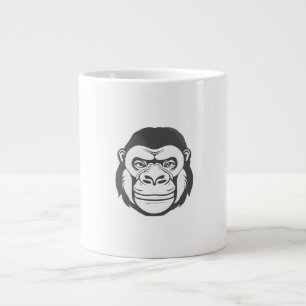 Gorilla Cartoon Tekening Grote Koffiekop