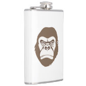 Gorilla Cartoon Tekening Heupfles (Rechts)