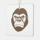 Gorilla Cartoon Tekening Keramisch Ornament (Links)