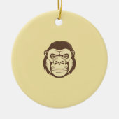Gorilla Cartoon Tekening Keramisch Ornament (Voorkant)