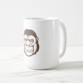 Gorilla Cartoon Tekening Koffiemok (Voorkant rechts)