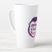 Gorilla Cartoon Tekening Latte Mok (Linkerhoek)