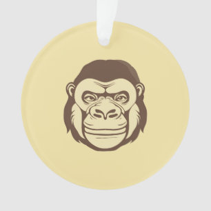 Gorilla Cartoon Tekening Ornament