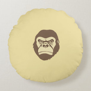 Gorilla Cartoon Tekening Rond Kussen