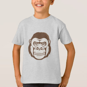 Gorilla Cartoon Tekening T-shirt