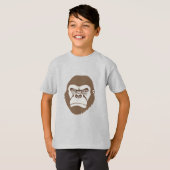 Gorilla Cartoon Tekening T-shirt (Voorkant volledig)