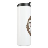 Gorilla Cartoon Tekening Thermosbeker (Gedraaid links)