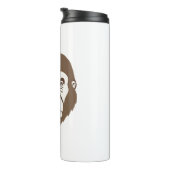 Gorilla Cartoon Tekening Thermosbeker (Geroteerd rechts)