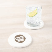 Gorilla Cartoon Tekening Zandsteen Onderzetter (Zijkant)