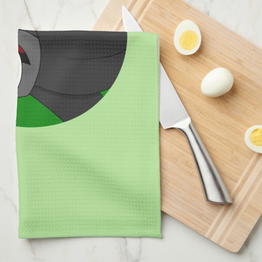 Gorilla Cartoon Towel Theedoek (Quarter Fold)