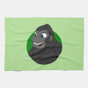 Gorilla Cartoon Towel Theedoek