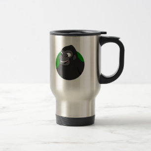 Gorilla Cartoon Travel Mug Reisbeker