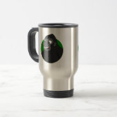 Gorilla Cartoon Travel Mug Reisbeker (Voorkant links)