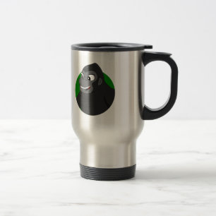 Gorilla Cartoon Travel Mug Reisbeker