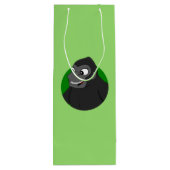 Gorilla Cartoon Wine Gift Bag Wijn Cadeautas (Achterkant)