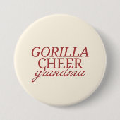 Gorilla Cheer Grandma Ronde Button 7,6 Cm (Voorkant)