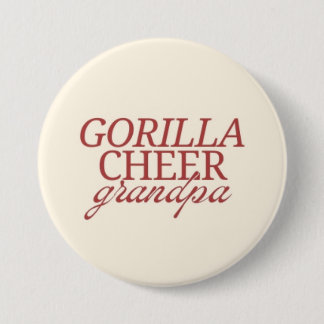 Gorilla Cheer Opa Ronde Button 7,6 Cm
