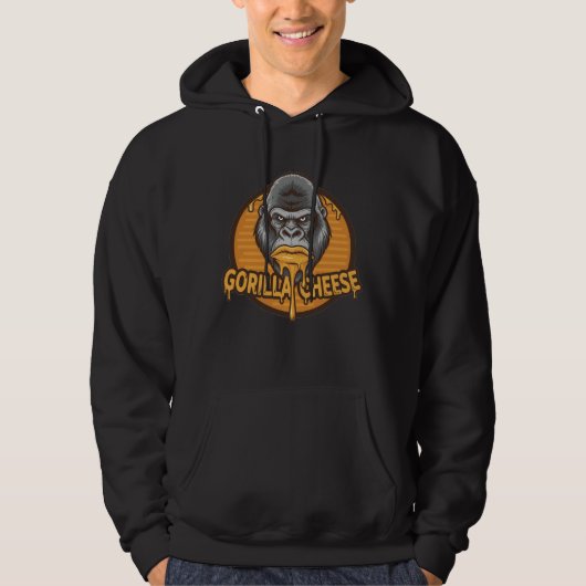 Gorilla Cheese Hoodie Black (Voorkant)
