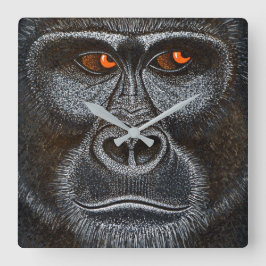 Gorilla Clock Vierkante Klok