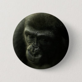 Gorilla Closeup.png Ronde Button 5,7 Cm