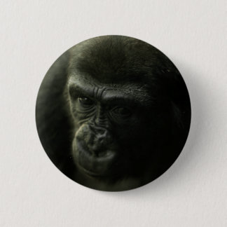 Gorilla Closeup.png Ronde Button 5,7 Cm