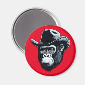 Gorilla Cowboy Magneet (Voorkant / Achterkant)
