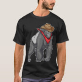 Gorilla Cowboy pet T-shirt (Voorkant)