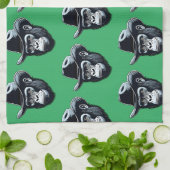 Gorilla Cowboy Theedoek (Gevouwen)