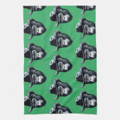 Gorilla Cowboy Theedoek (Verticaal)