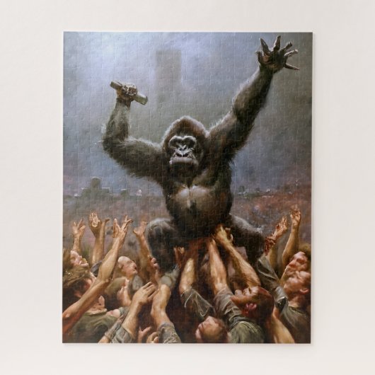Gorilla Crowsurfing Legpuzzel (Verticaal)