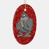 Gorilla Cute cartoon ornament (Rechts)