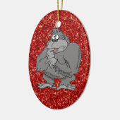 Gorilla Cute cartoon ornament (Links)