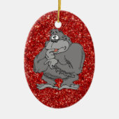 Gorilla Cute cartoon ornament (Voorkant)