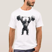 Gorilla Deadlift Gewichtheffen Funny Fitness T-shirt (Voorkant)