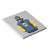 Gorilla Dearing Hoodie Grappig Cool Dier Karakter Notitieblok (Schuin)