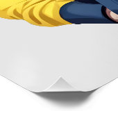 Gorilla Dearing Hoodie Grappig Cool Dier Karakter Perfect Poster (Hoek)