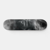 Gorilla Deep in ThrorBlack White Fog Persoonlijk Skateboard (Horizontaal)