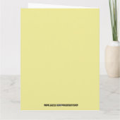 GORILLA DENKT AAN JE GRAPPIGE WENSKAART KAART (Achterkant)