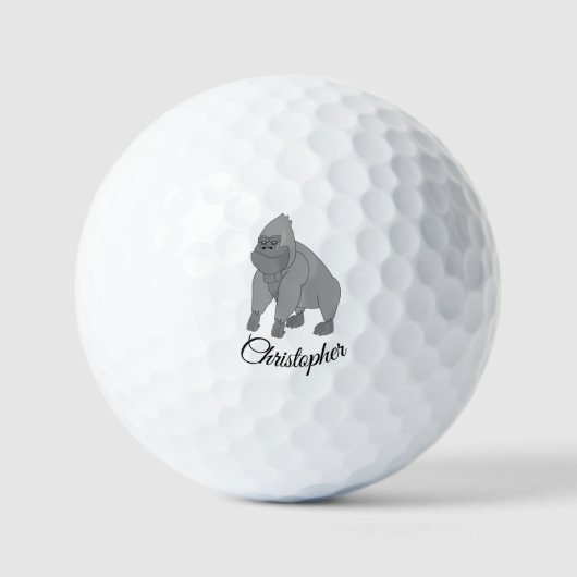 Gorilla Design Golfballen (Voorkant)