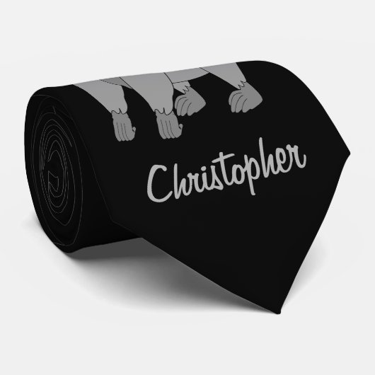 Gorilla Design Stropdas (Opgerold)