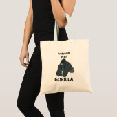 Gorilla die je leuk vindt Grappige Gorilla Tote Bag (Voorkant (product))