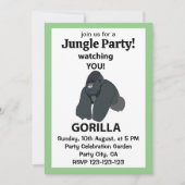 Gorilla die naar je kijkt Funny Gorilla Kaart (Voorkant)