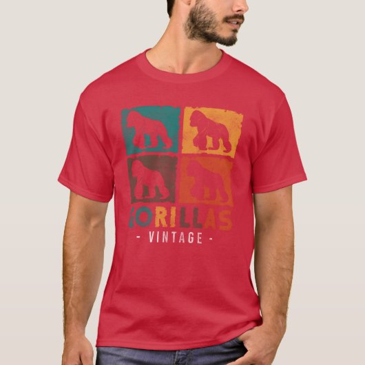 Gorilla Dier Sport Chimpansee jongen T-shirt (Voorkant)