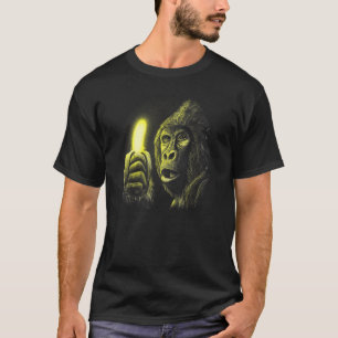 Gorilla Dragen Banaan Aap Kostuum Wild Anima T-shirt